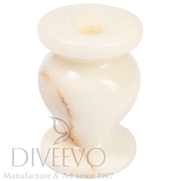 Kerzenständer Kerzenhalter aus Onyx "Diveevo" klein 5 cm