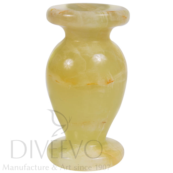 Candeliere portacandele in onice "Diveevo" 7 cm