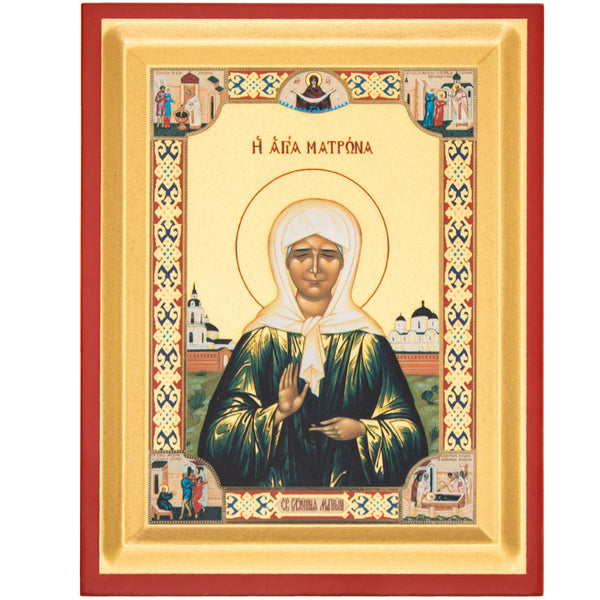 Icon of the Matrona of Moscow Silkscreen
