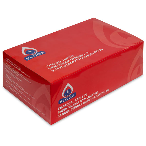 Древесный уголь для благовоний Греческий быстровоспламеняющийся Ø50мм I 100 таблеток для благовоний XL упаковка