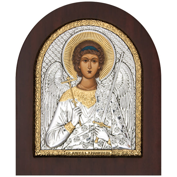 Икона в серебре Ангел-хранитель